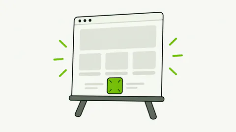 Una pagina web presenta in modo ordinato un’attività e i suoi servizi.